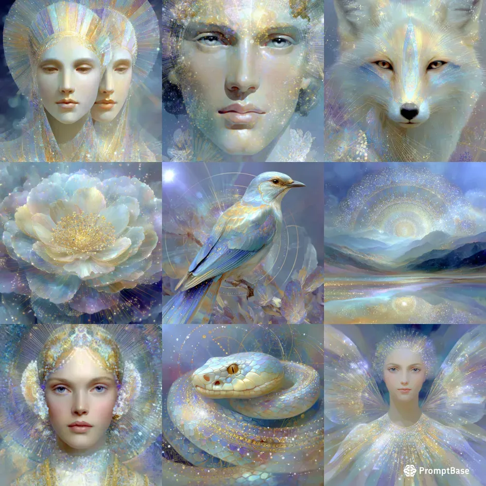 Celestial Aura Portrait Art