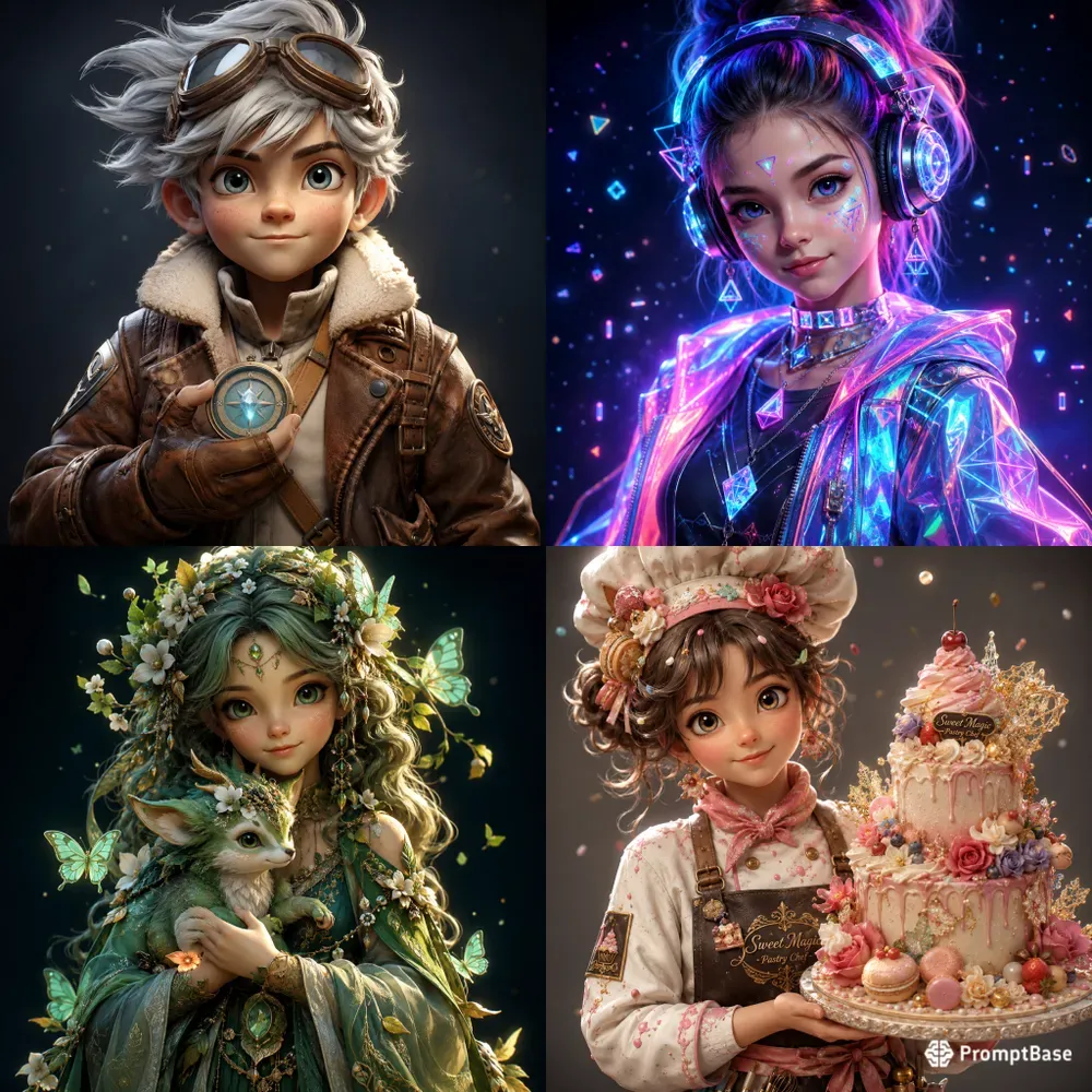 Premium Stylized 3D Portraits