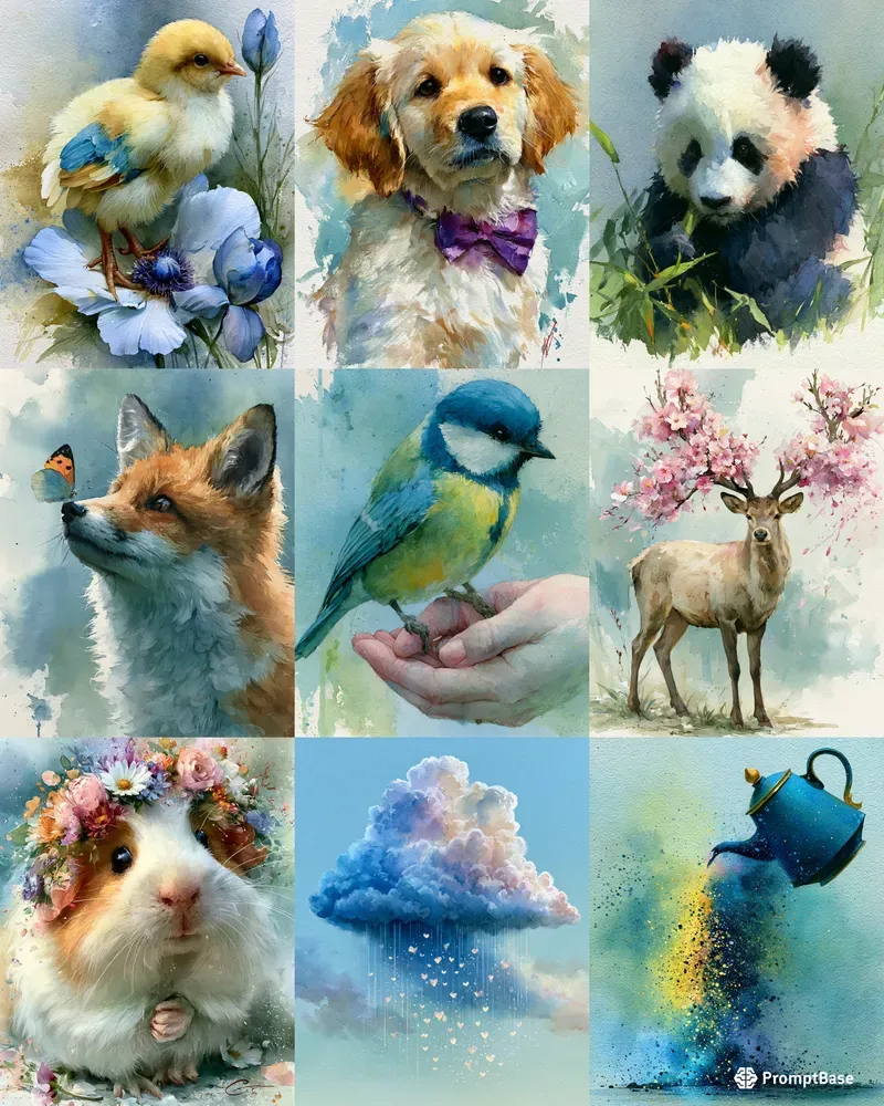 Soft Watercolor Dream Art