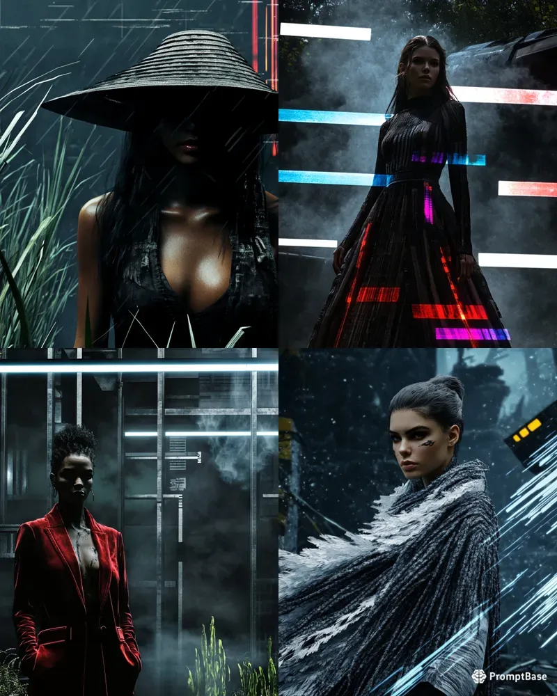 Neon Editorial Fashion Shoots