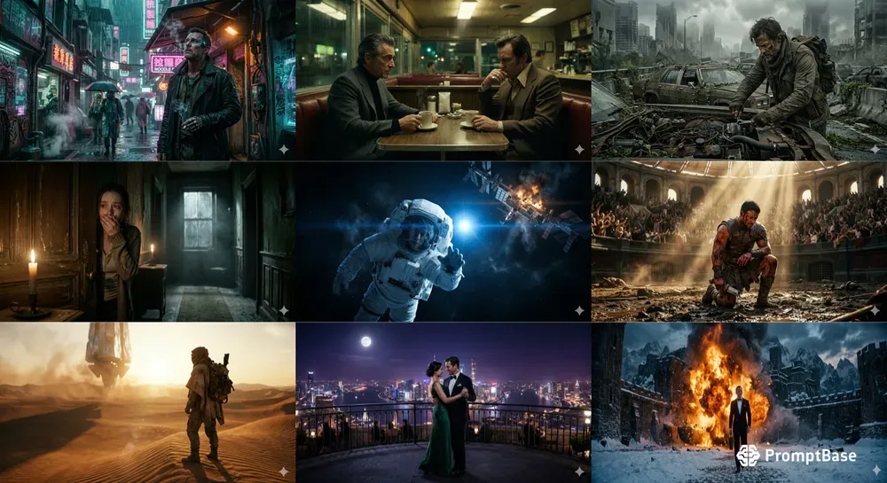 Ultrarealistic Cinematic Stills