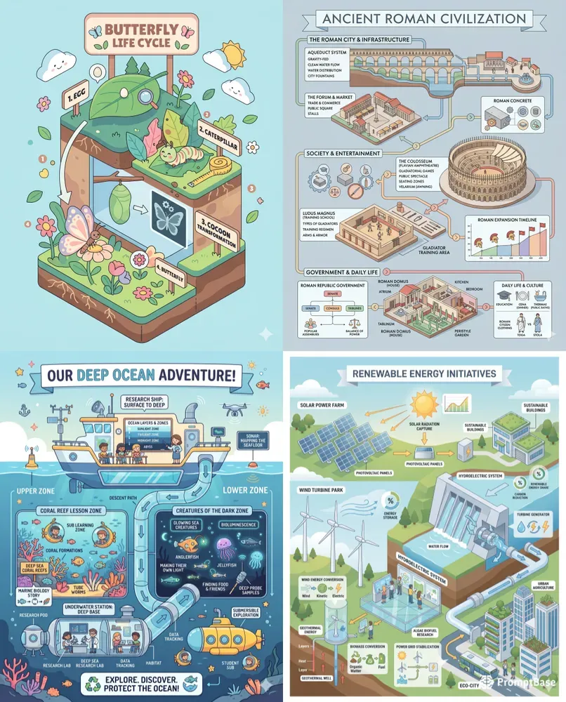 Visual Classroom Infographic Builders