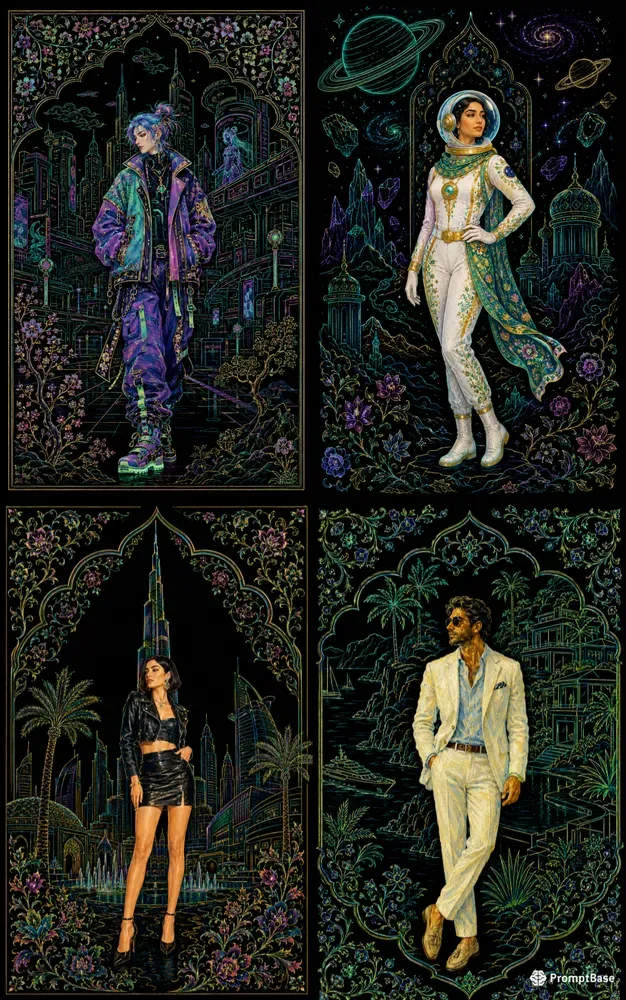 Glowstroke Paintings