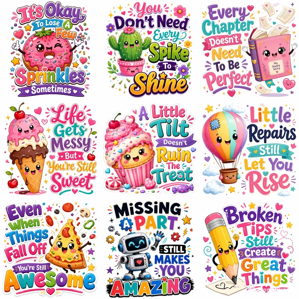 Cute Motivational Character Quotes Packs