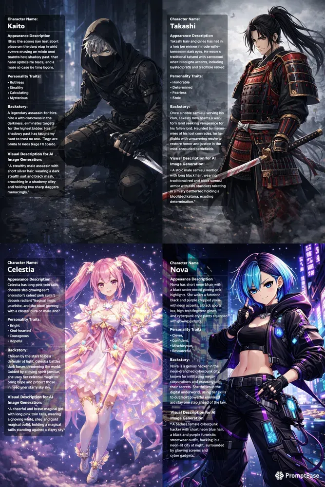 Epic Anime Character Generator