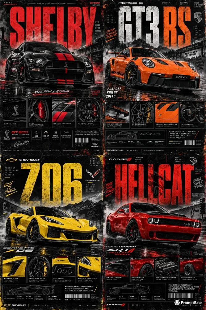 Performance Car Poster Generator