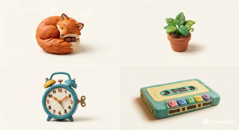 3D Stopmotion Claymation Objects