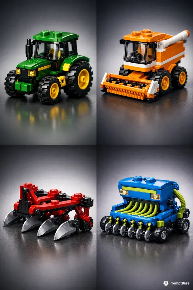 Lego Farming Gear Product Shots