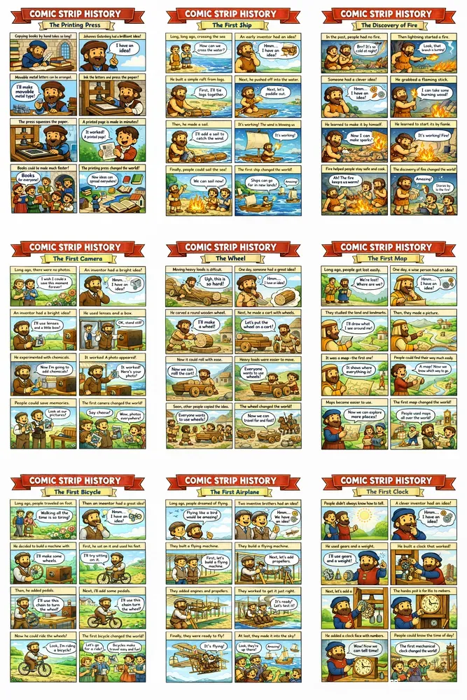Comic Strip History For Kids