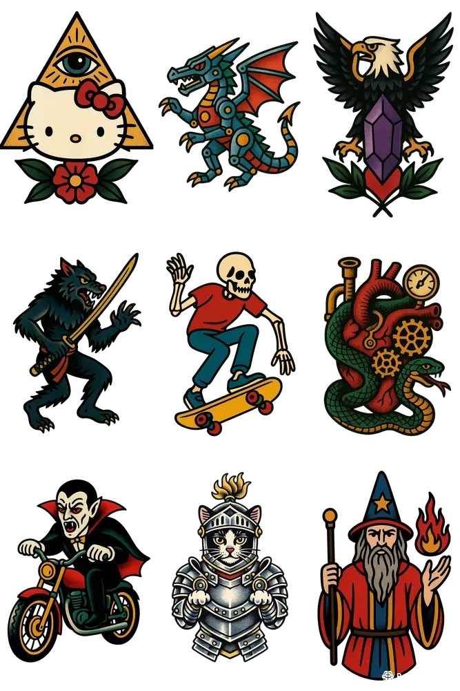 Oldschool Flash Tattoo Generators