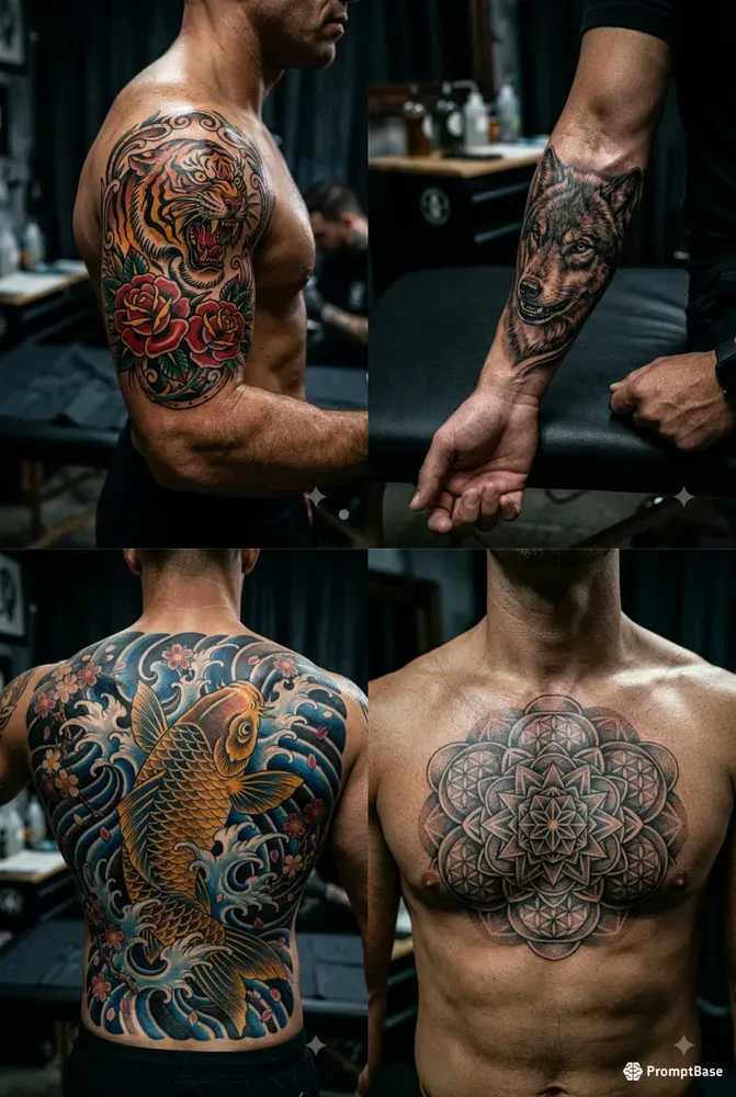 Realistic Tattoo On Skin Art Studios