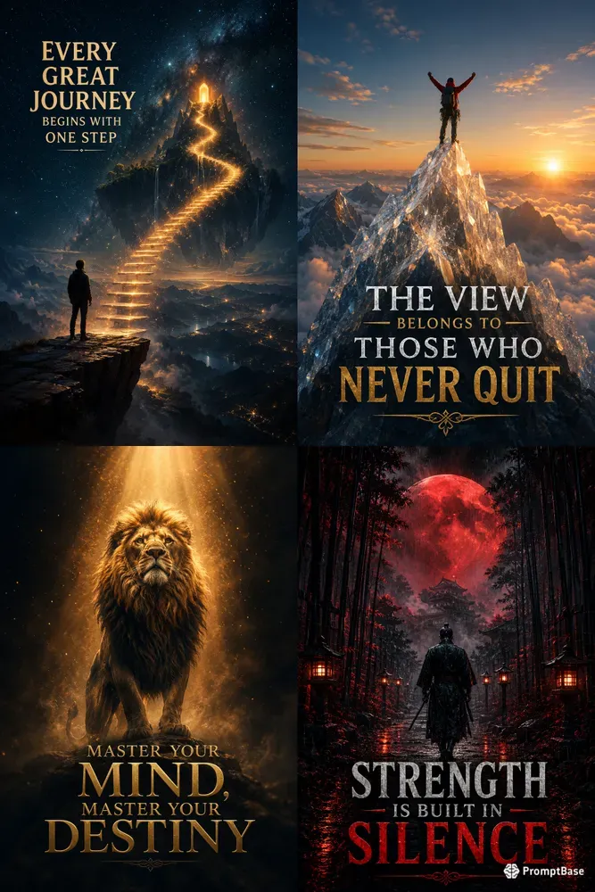 Cinematic Motivational Posters