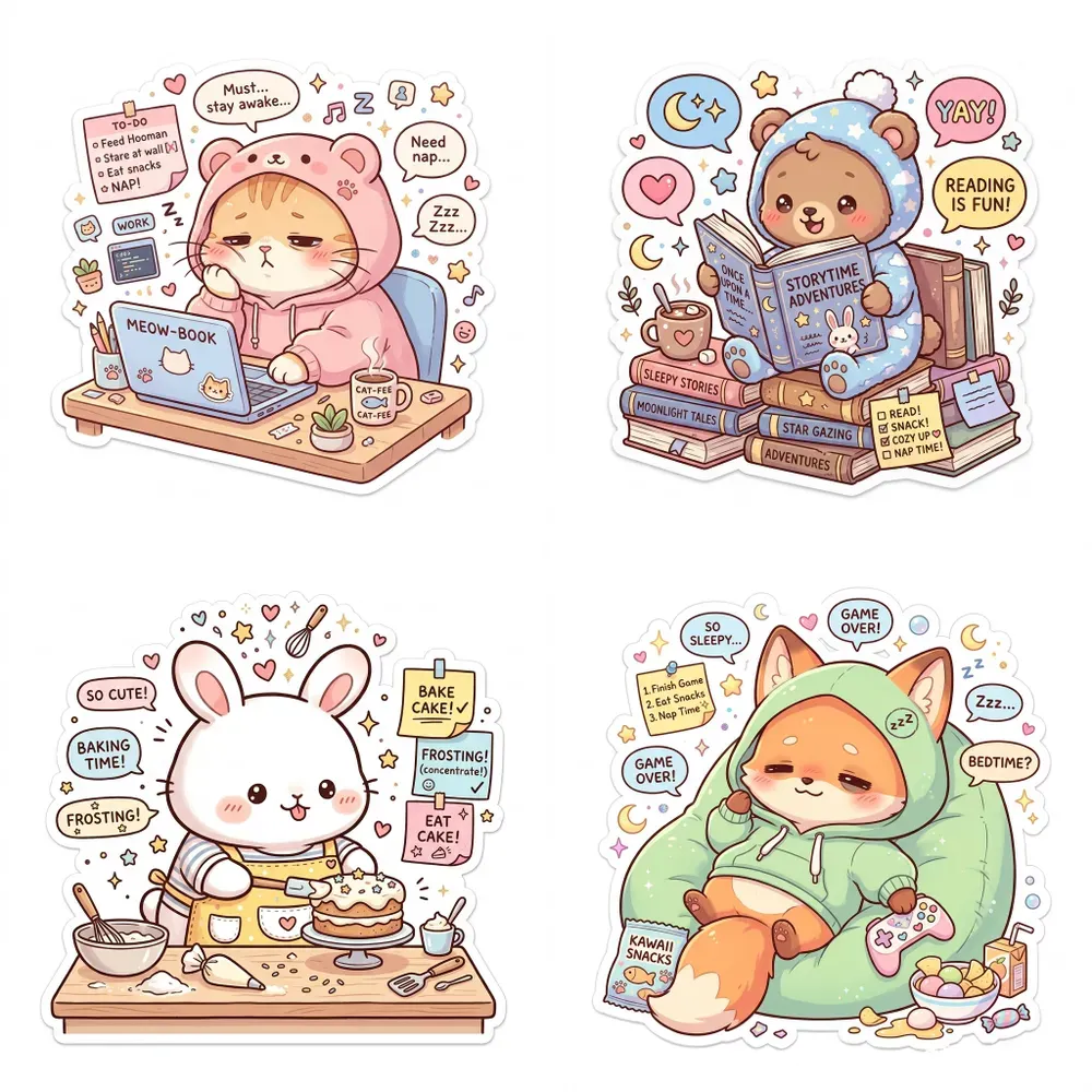 Humorous Atmosphere Kawaii Stickers