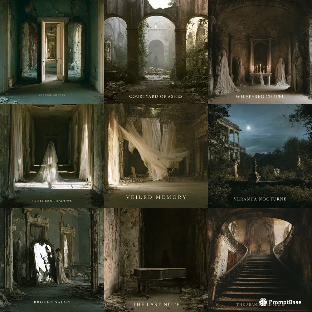 Gothic Southern Surreal Photo Covers