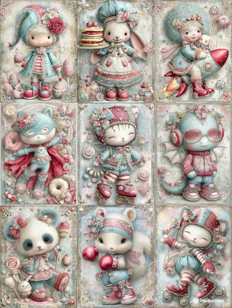 Spring Easter Candy Junk Journals