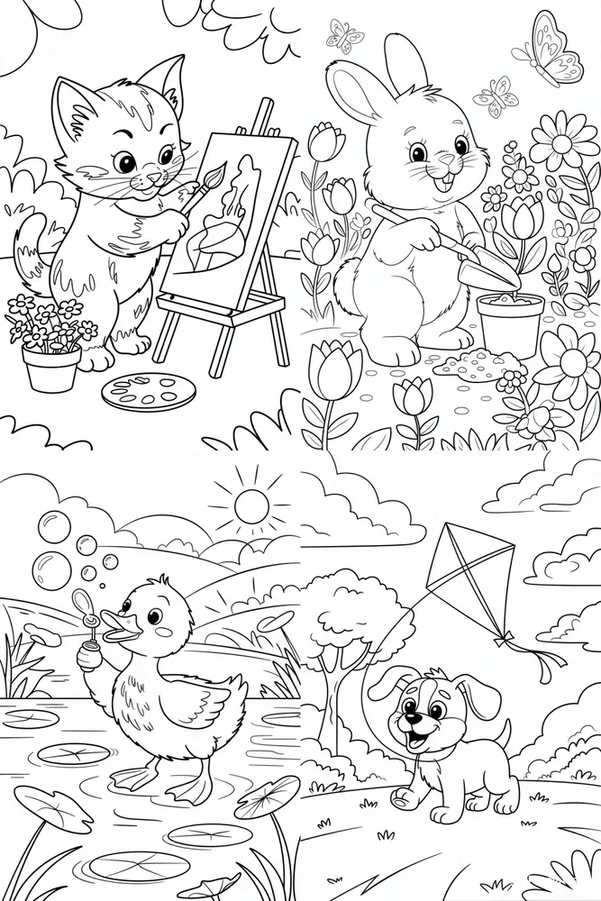 Kids Coloring Books For KDP