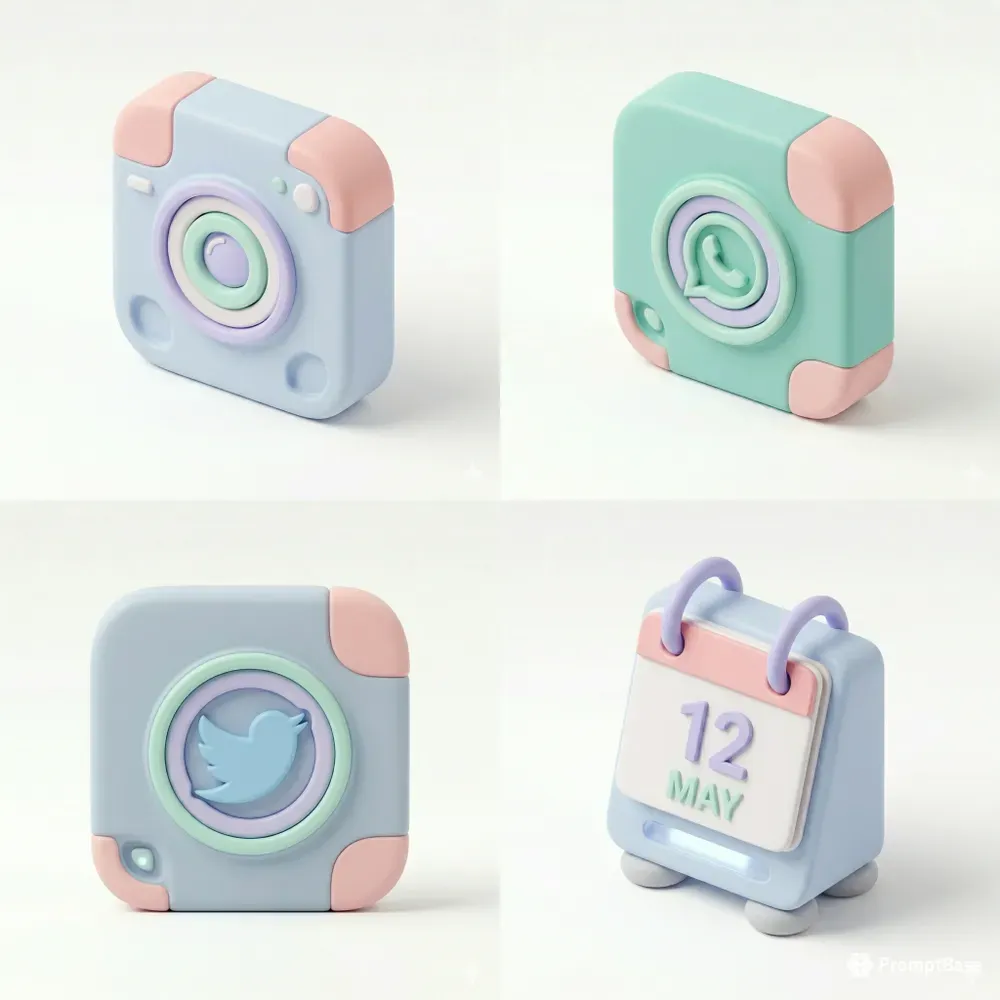 3d Isometric Minimalist Icon Asset Packs