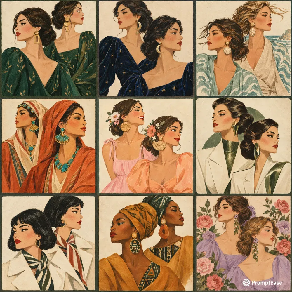 Vintage Fashion Portraits