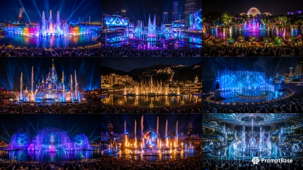 Aquatic Light Show Spectacles