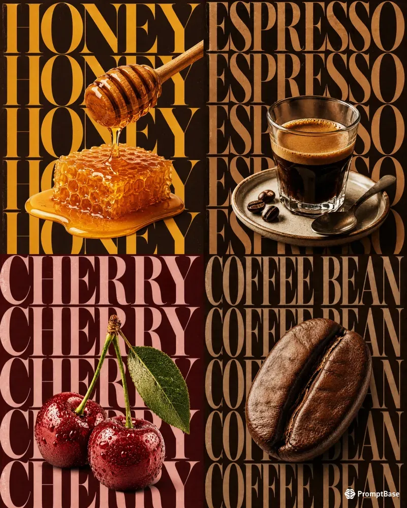 Food Typography Poster Images