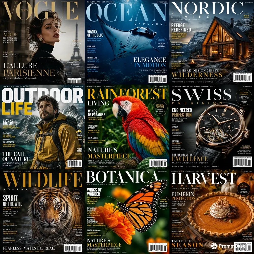 Premium Magazine Covers