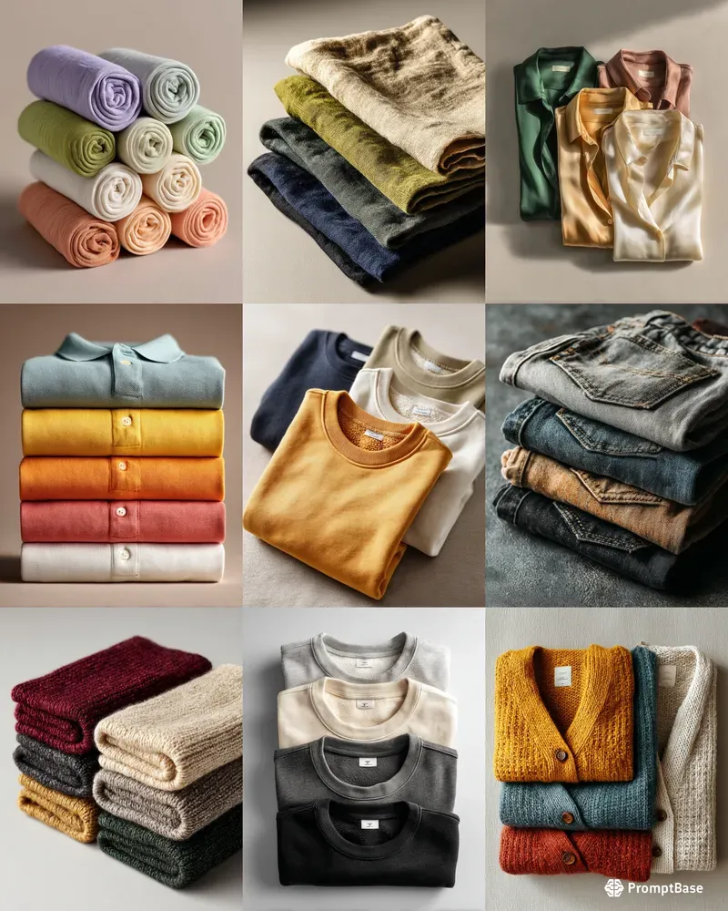 Flat Lay Clothing Mockups