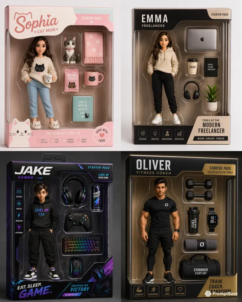 Starter Pack Figure Generator