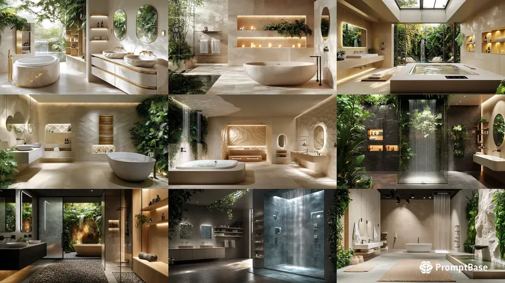 Minimalist Spa Bathroom Designs