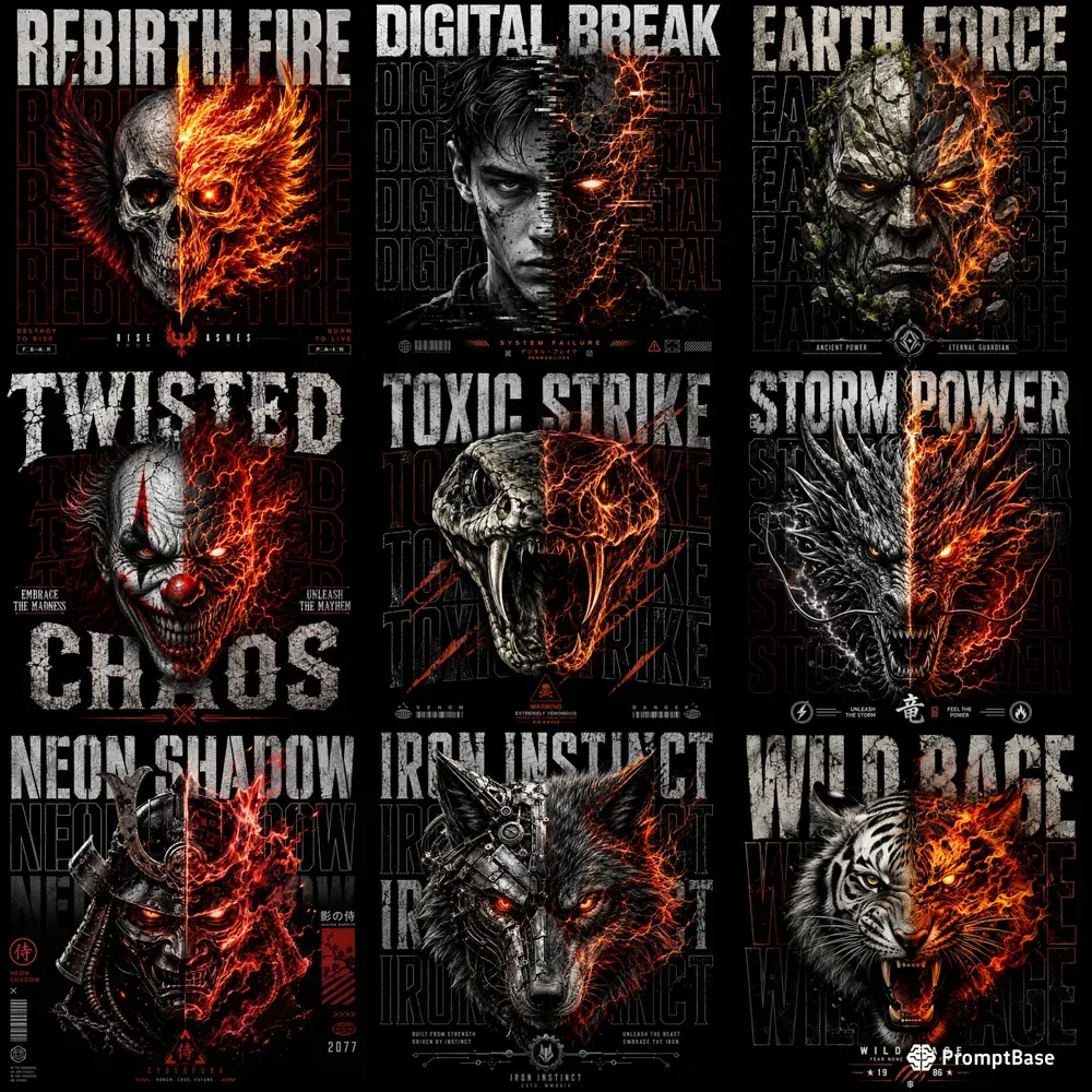 Inferno Dual Style Poster Kits