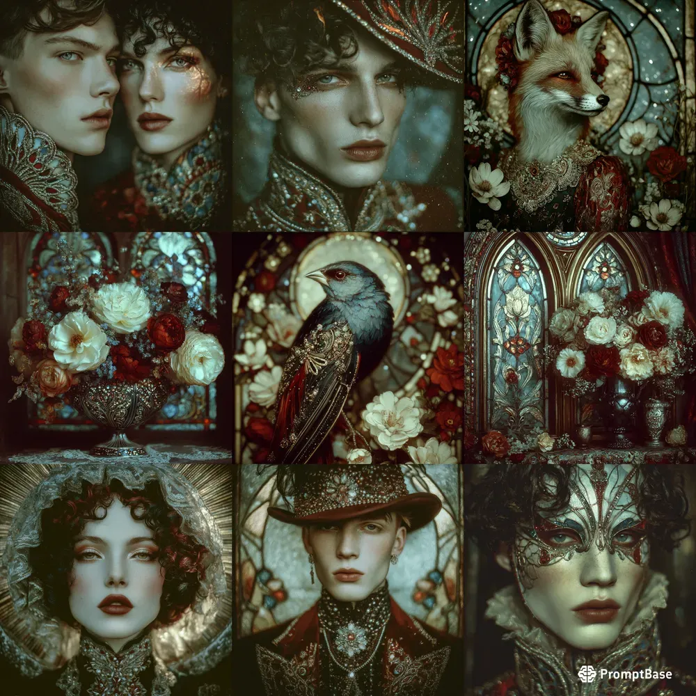 Gothic Baroque Photo Portrait Series