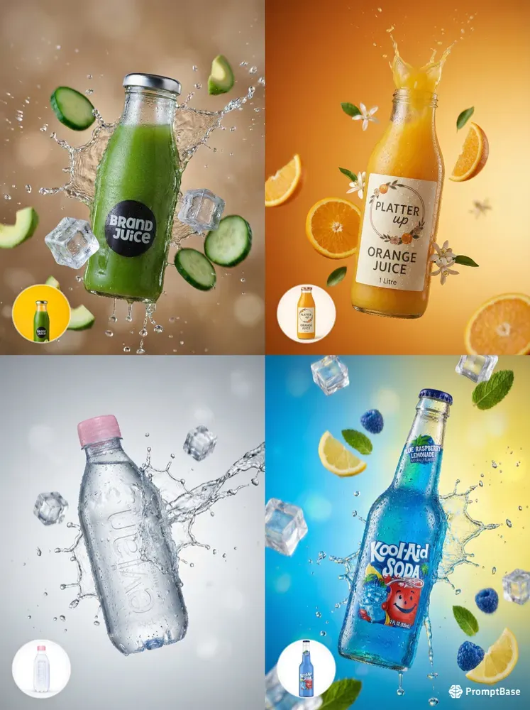 Professional Cold Beverage Photography