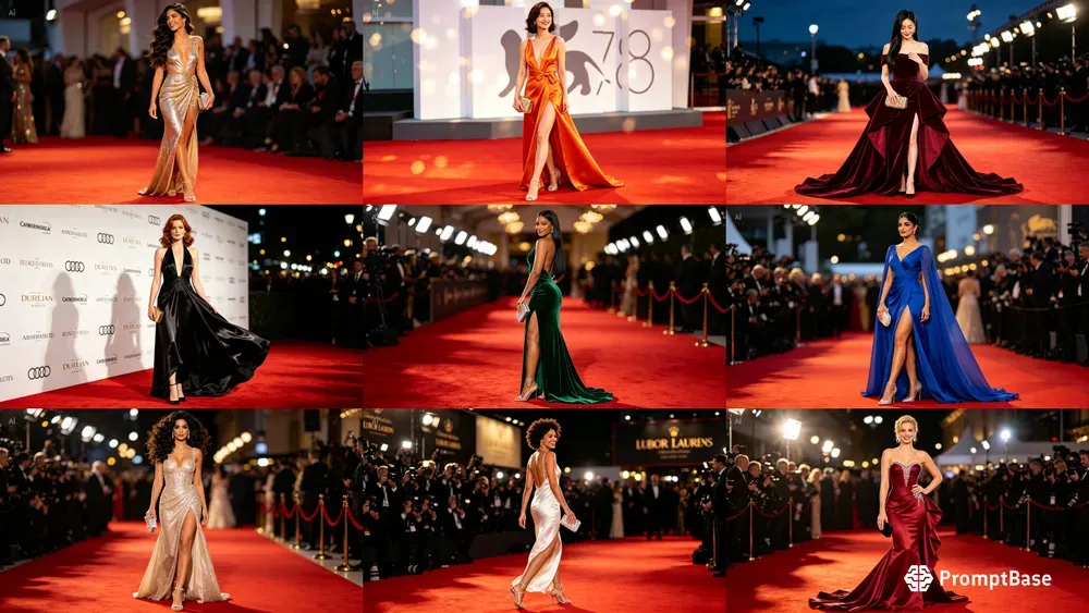 Glamorous Red Carpet Girls