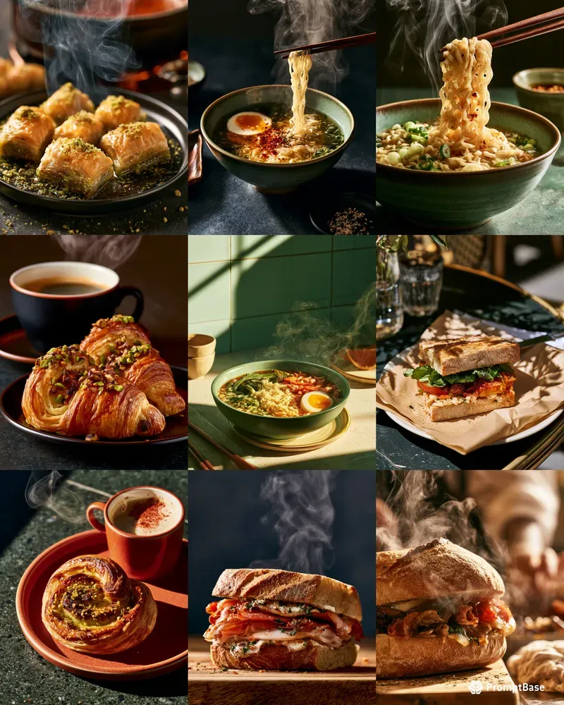 Food Menu Hero Photography