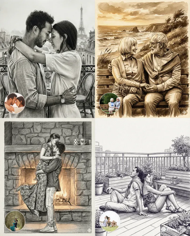 Custom Valentines Sketches