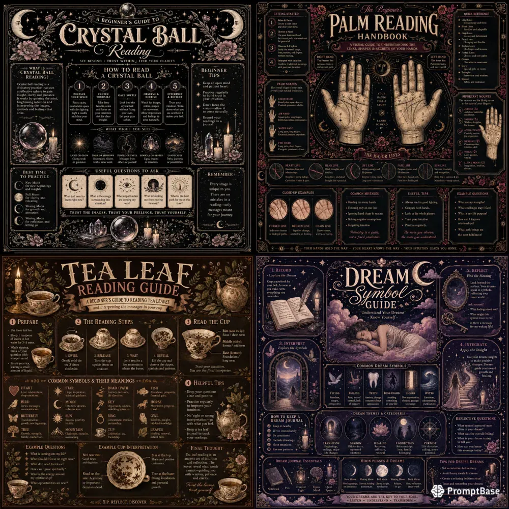 Mystic Guide Infographics