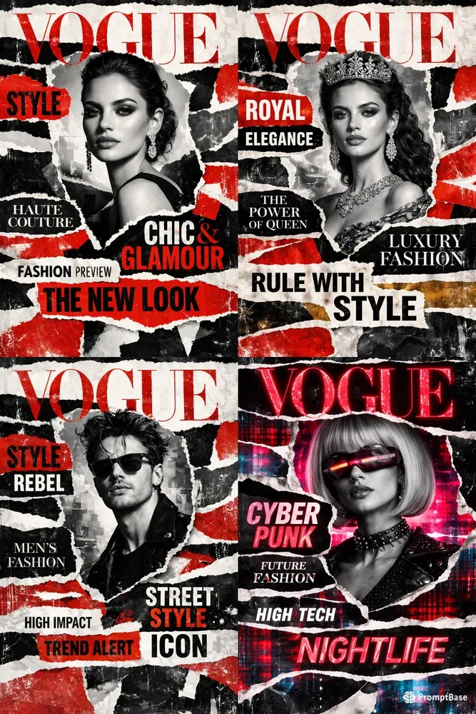 Torn Vogue Cover Generator