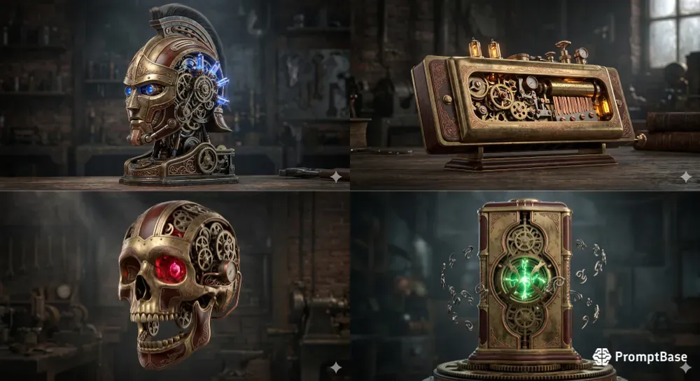 Clockwork Steampunk Automata