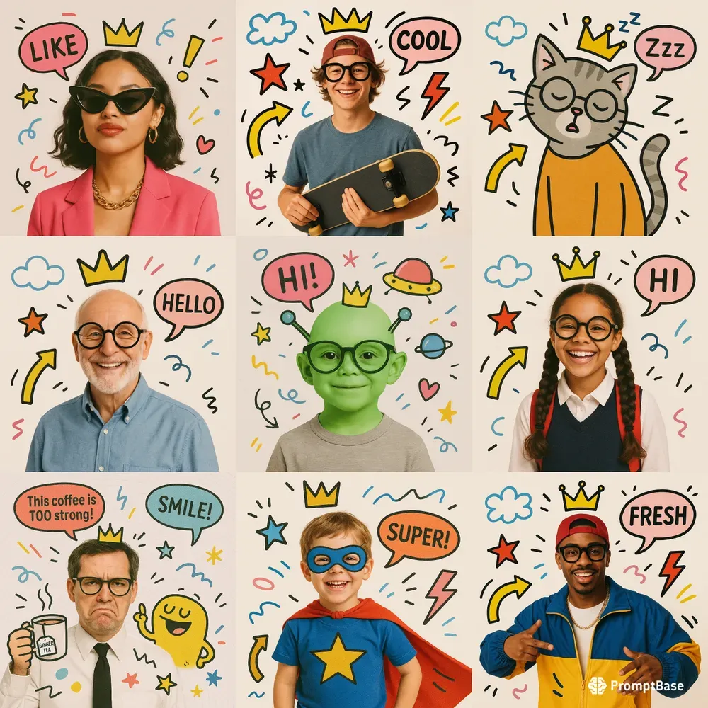 Fun Doodle Studio Portrait Makers
