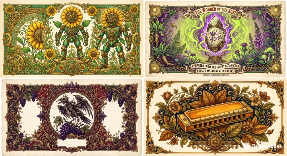 Vintage Fruit Crate Label Art
