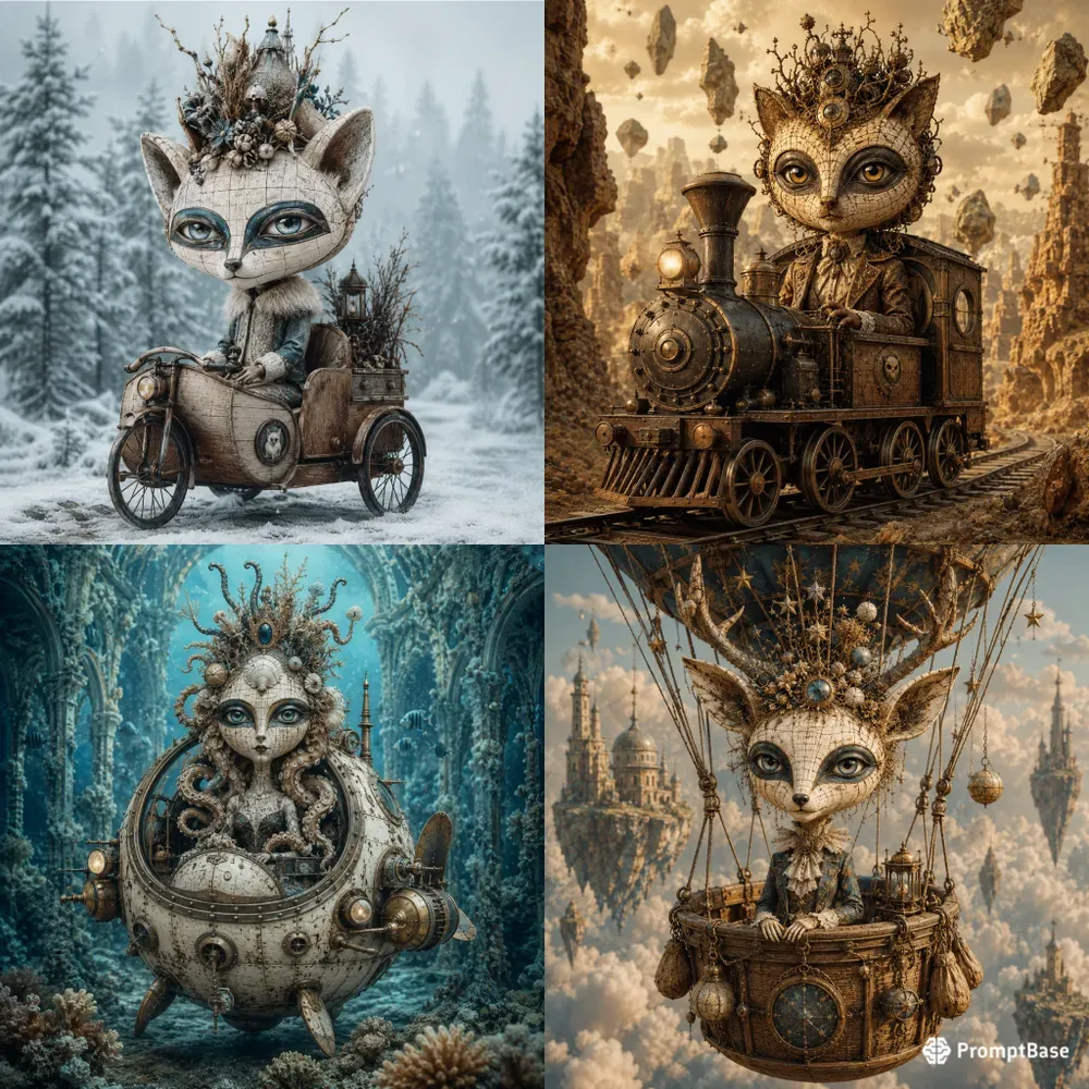 Surreal Puppet Portrait Makers