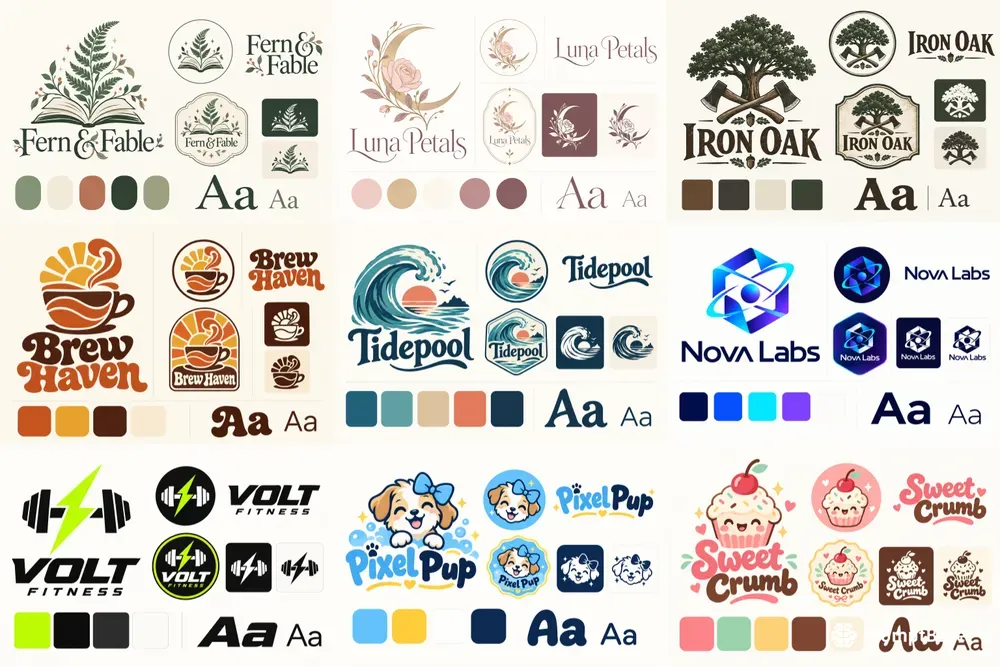 Logo Brand Identities For Small Business