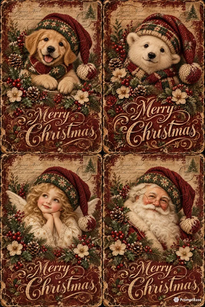 Vintage Junk Journals Merry Christmas