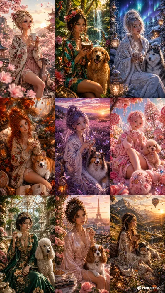 Whimsical Doll Fantasy Escapes