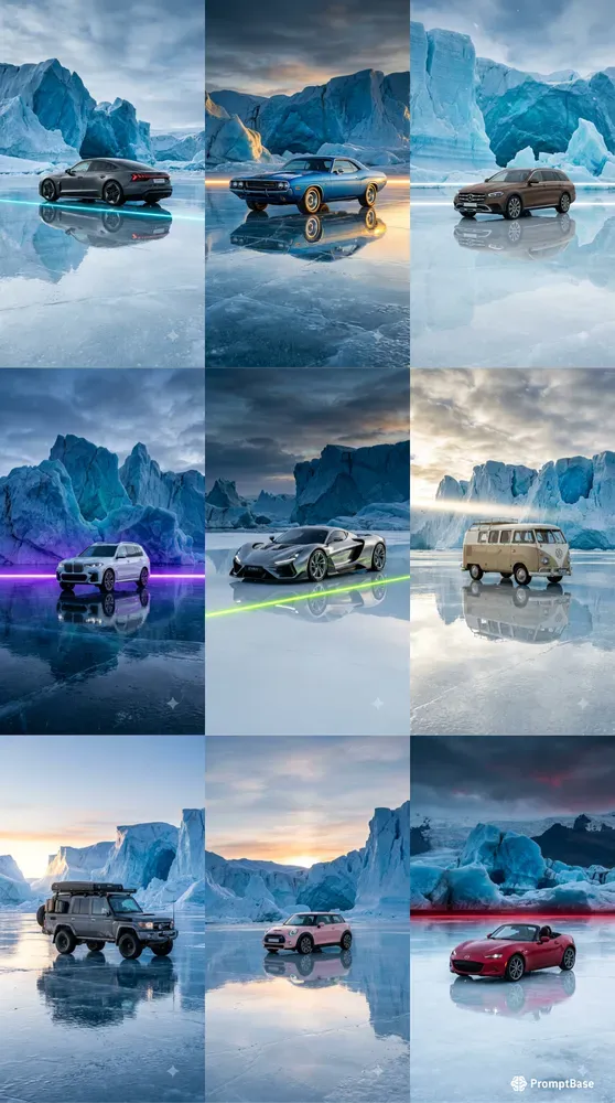 Glacial Laser Luxury Car Stages