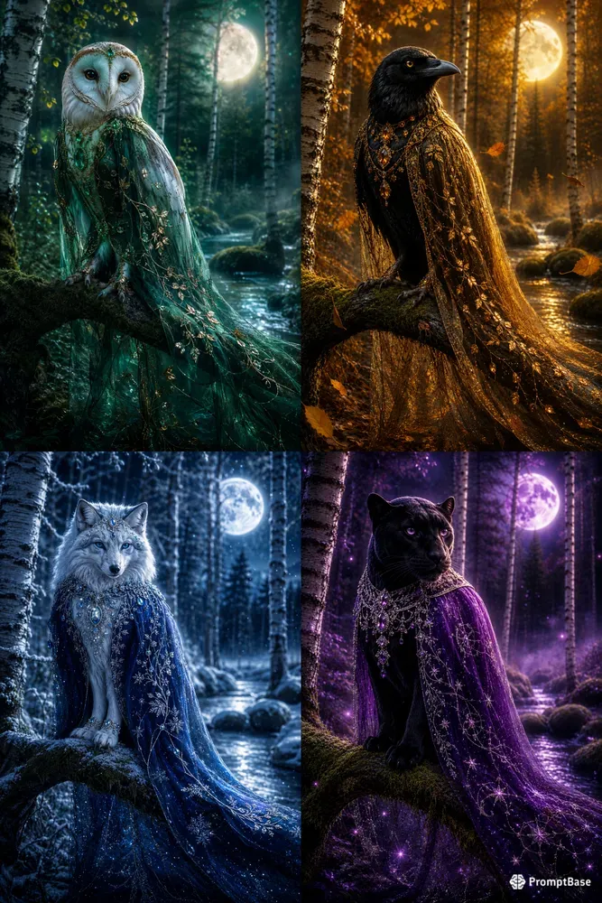 Moonlit Royal Creatures