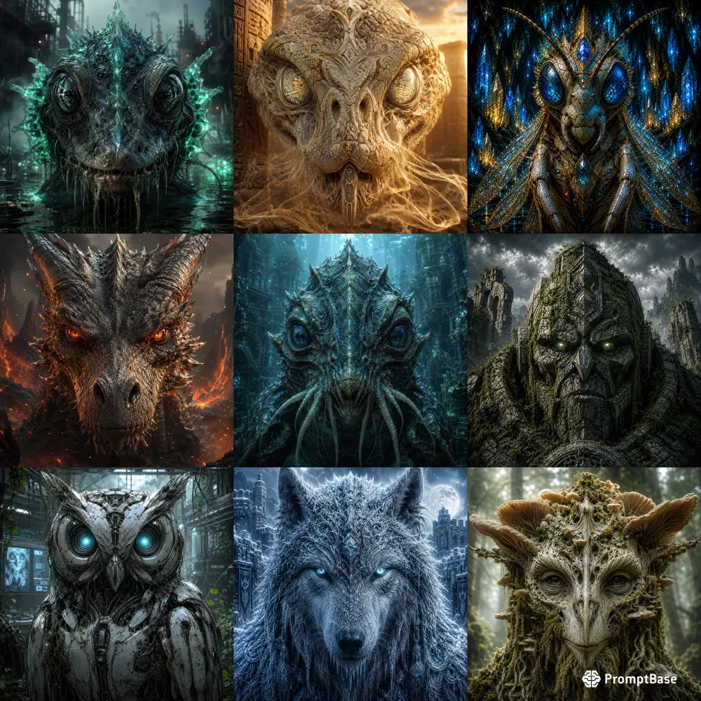 Macro Creature Portraits