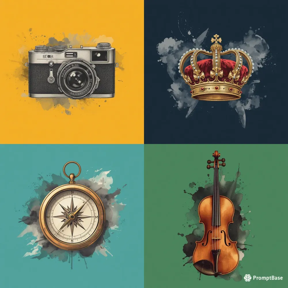 Vintage Watercolor Poster Generator