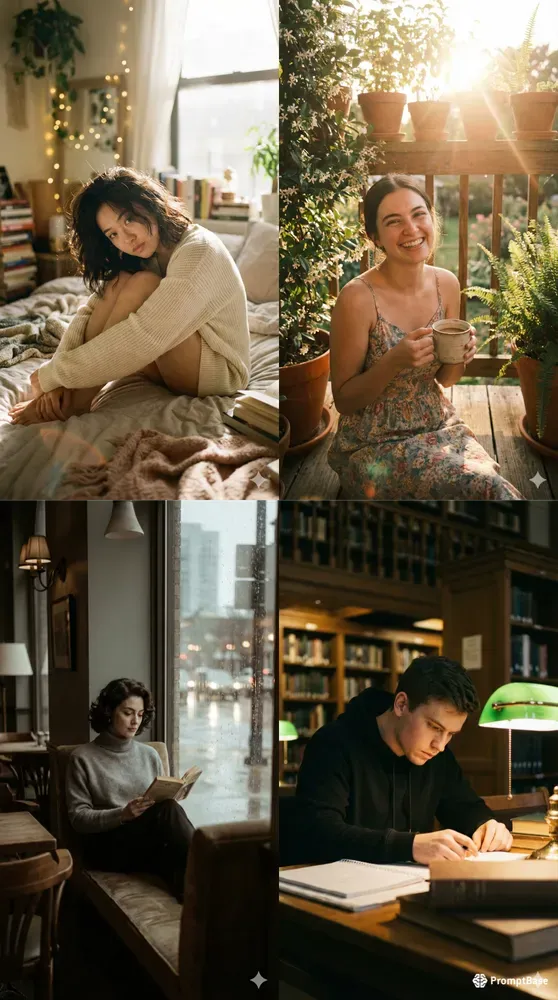 Soft Morning Glow Cozy Portraits