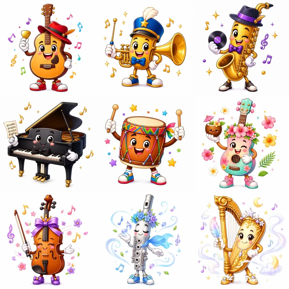 Cute Musical Instrument Creators