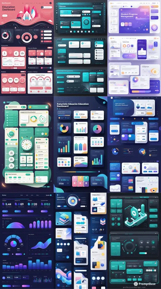 Landing Page Education Dashboards